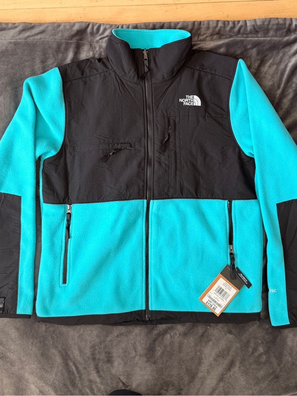 The North Face Men’s Size Medium Denali Polartec Fleece Jacket Apres Blue